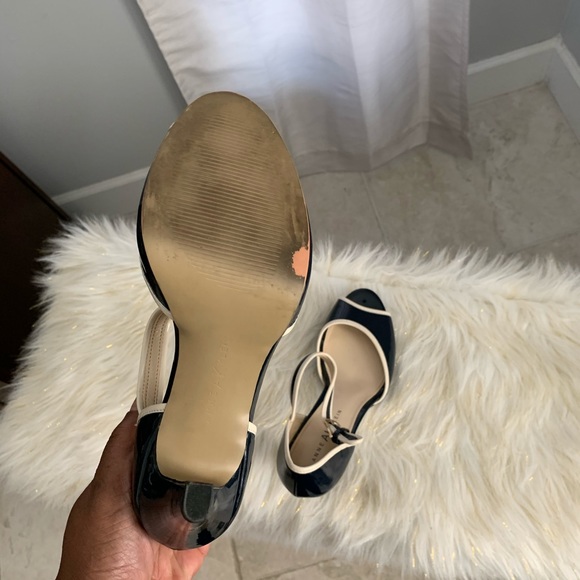 Ann Klein genuine leather platform pumps size 8M - Picture 7 of 8